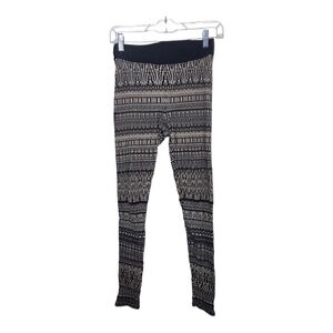 Free People Aztec/Tribal Print Knit Leggings